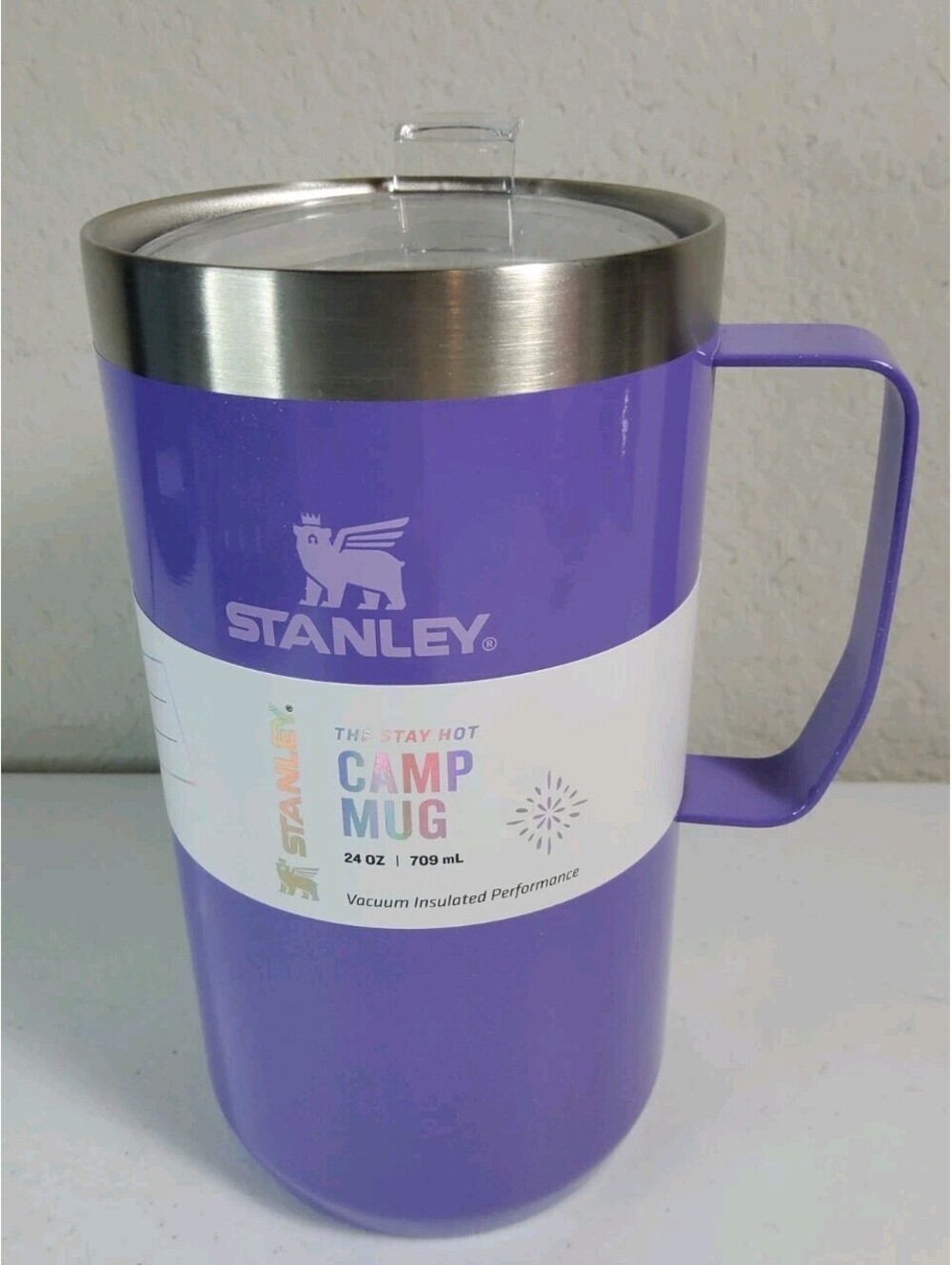 Stanley The Everyday Camp Mug 24oz Dahlia Shimmer Insulated - Picture 6 of 6